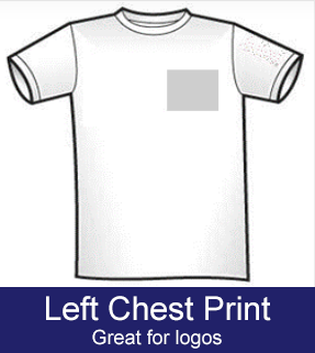 left chest print